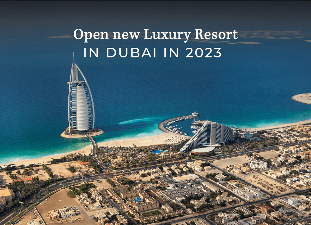 Burj Al Arab, a luxury resort in Dubai