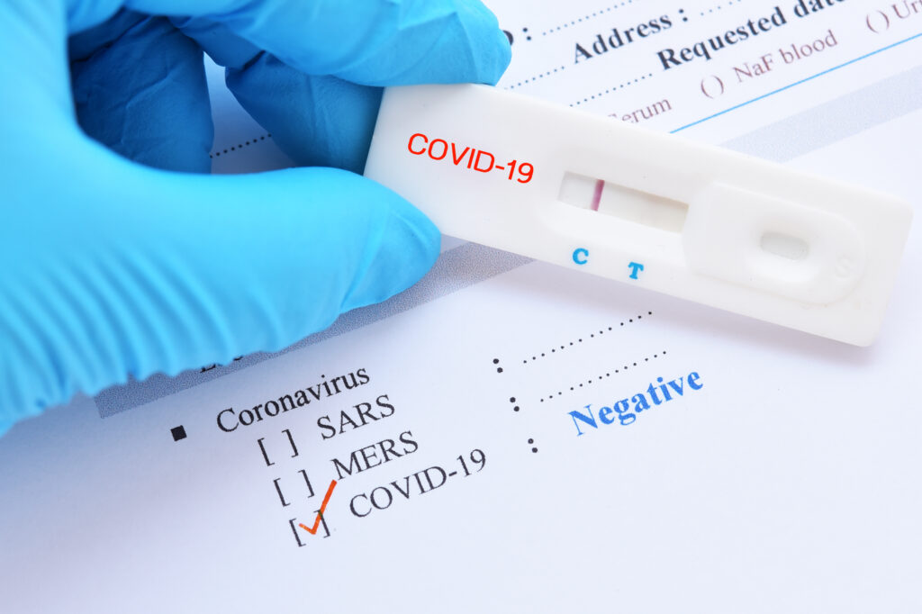 Negative COVID test
