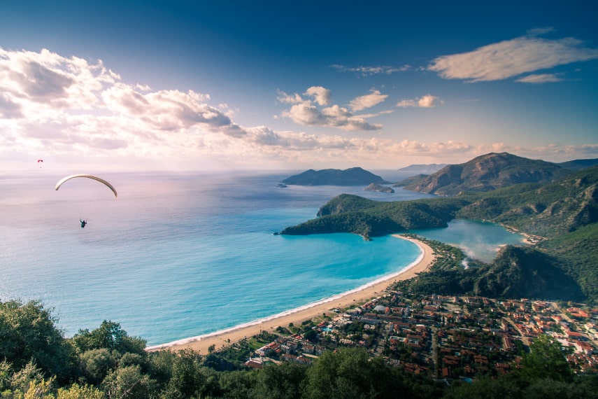 Ölüdeniz Beach a best beach in Turkey