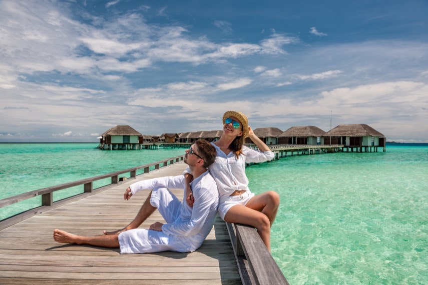 Couples at Maldives