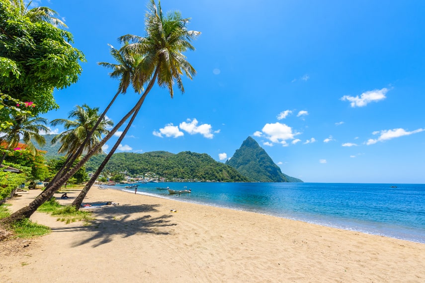 St Lucia a warm place to visit in December