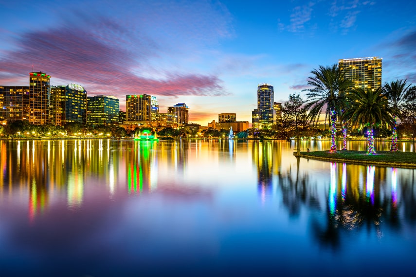 Orlando, USA a warm place to visit in December