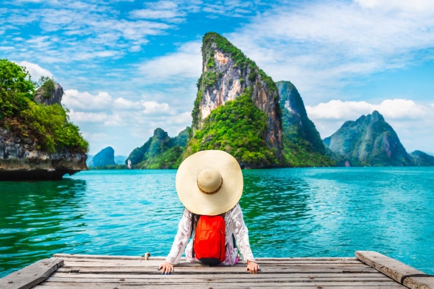 Phang-Nga bay Phuket in Thailand
