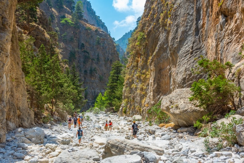 Visit Samaria gorge in Crete in May