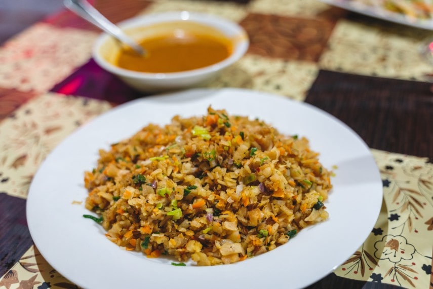 Kottu roti in Sri Lanka in March