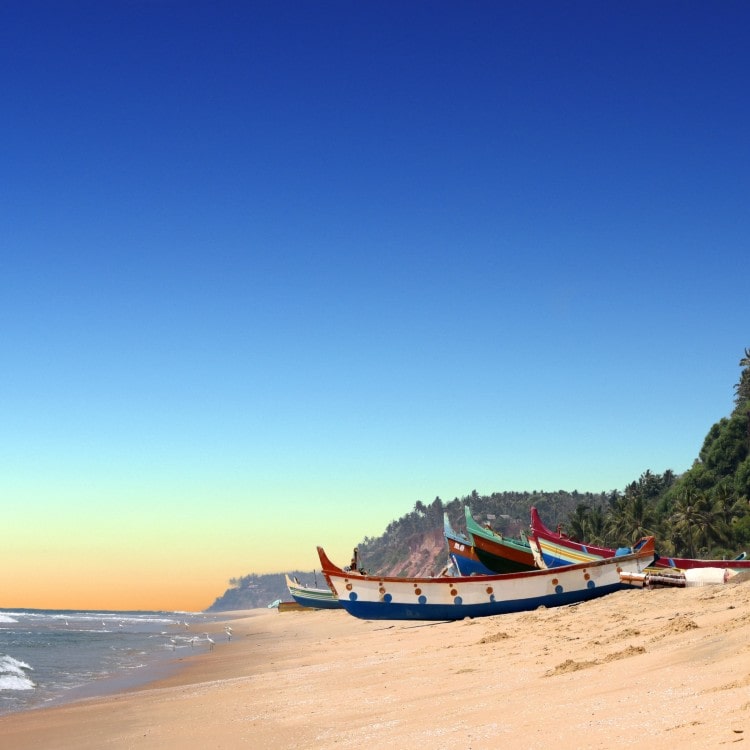 Varkala Beach in Kerala
