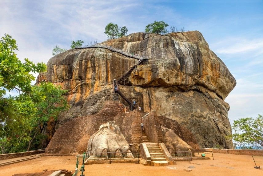 Visit Sigiriya rock in Sri Lanka in March