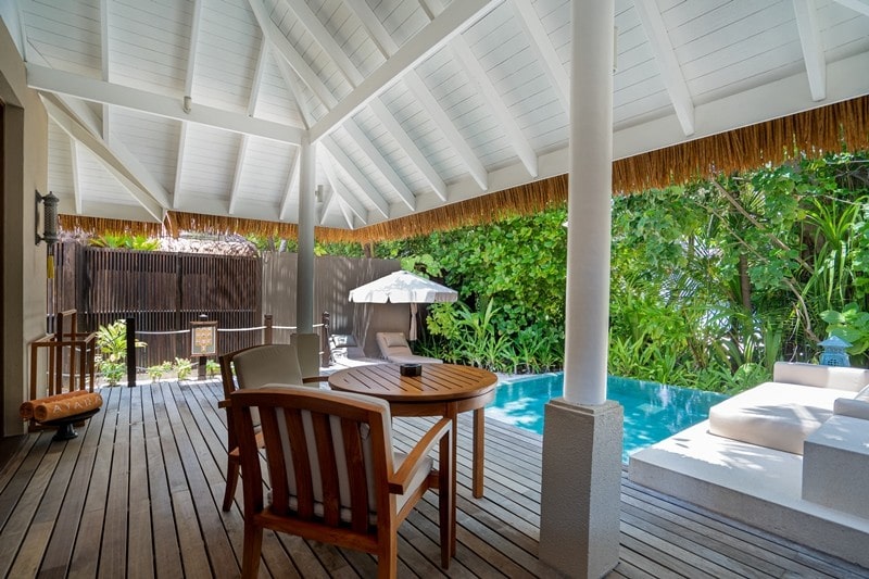 Beach villa pool, Ayada Maldives
