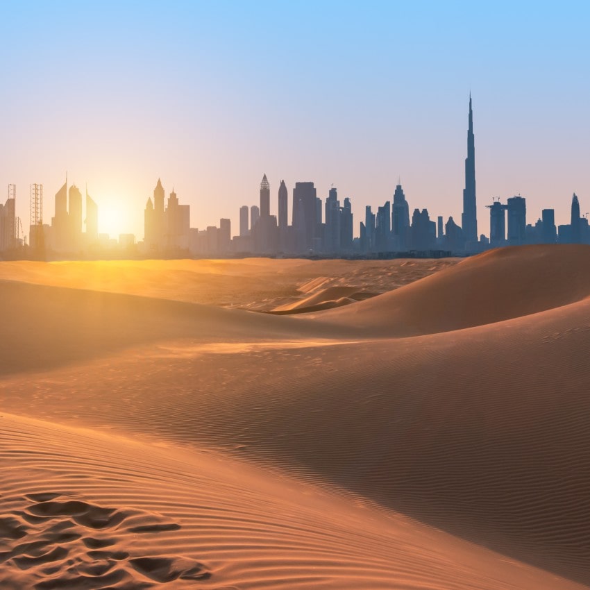 Dubai sunset