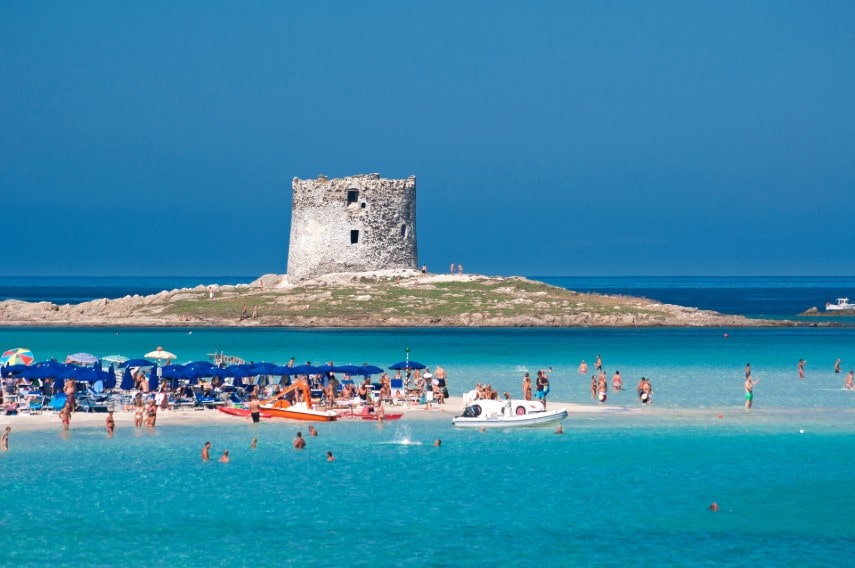 La Pelosa Beach, Sardinia Italy