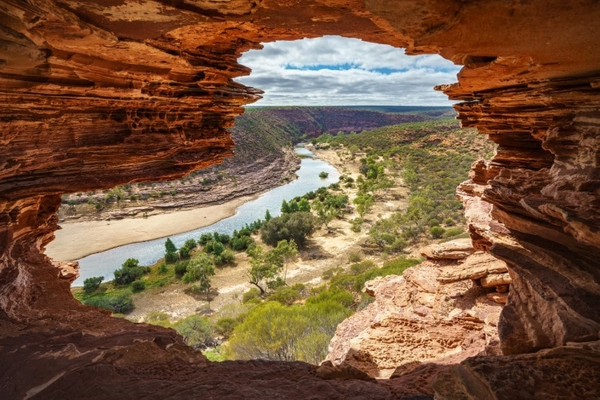 Natures window in Australia