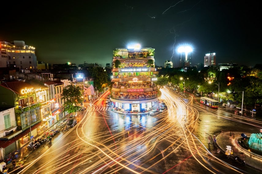 Old quarter of Hanoi, Vietnam