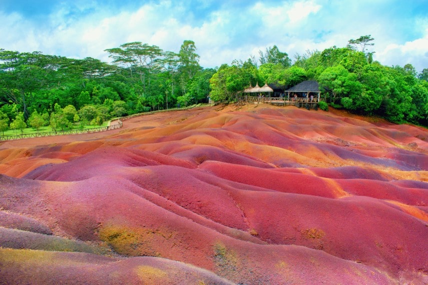 Visit Seven colored earth , Mauritius in August