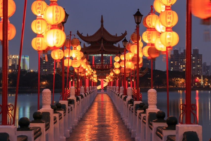 Lotus pond, Kahosiung, Taiwan