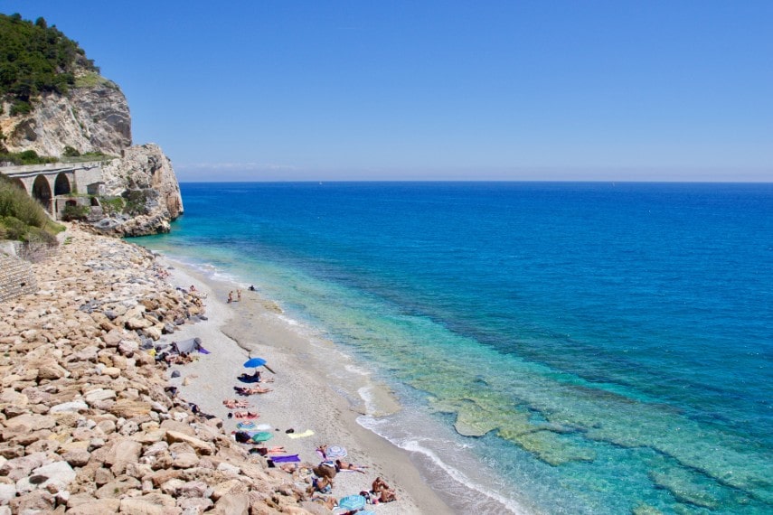 Varigotti beach, liguria-Italy