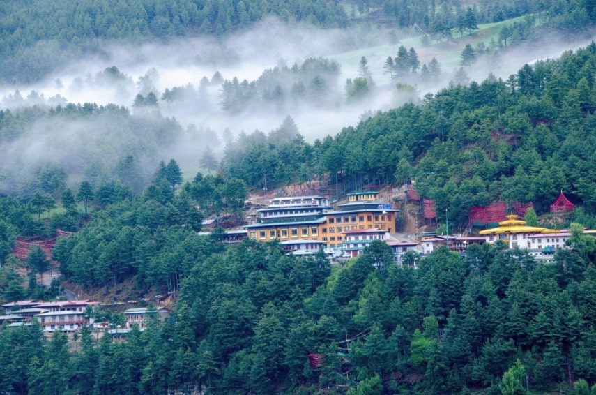 Bhumtang valley, Bhutan in May