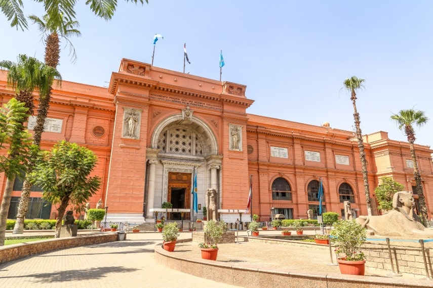 Egyptian Antiquities Museum in Cairo in May