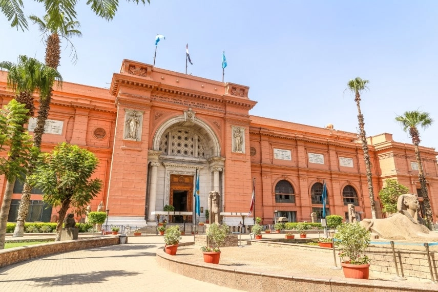 Egyptian Antiquities Museum in Cairo in May