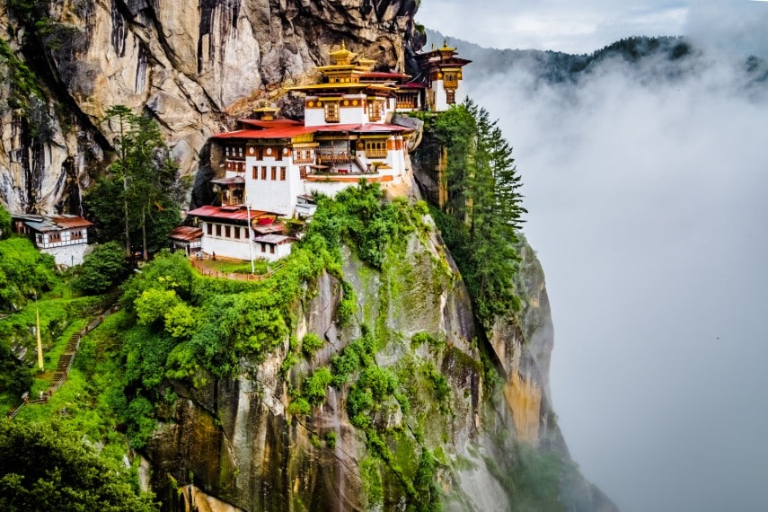 Visit Bhutan in between March and May or September and November