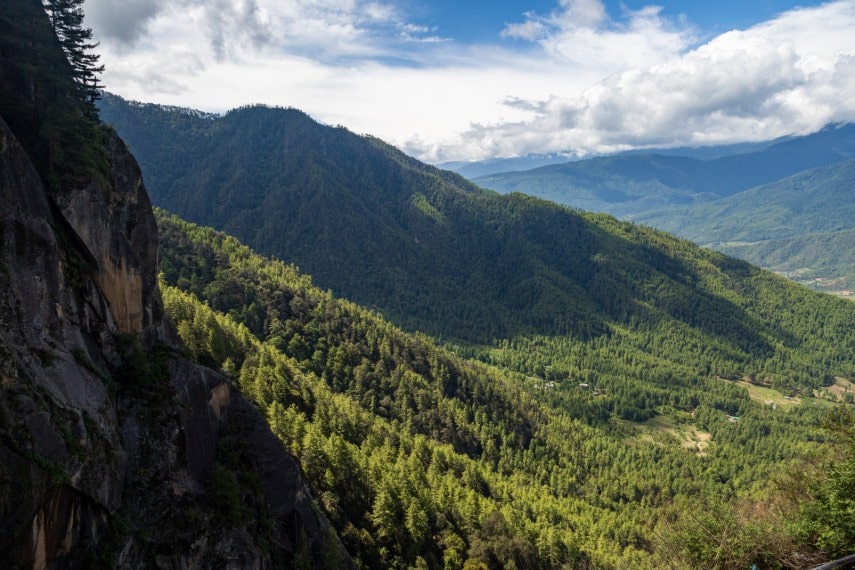 Stunning landscapes, Bhutan in October