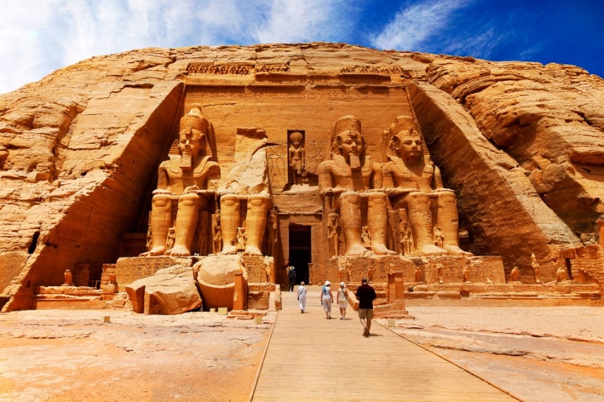 Visit Abu Simbel, Egypt in April
