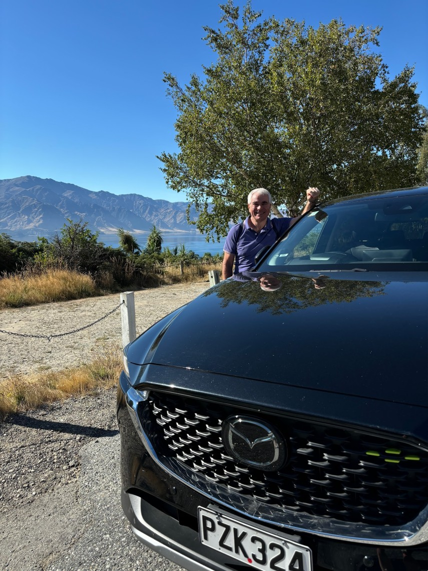 Amazed with Lake Hāwea view