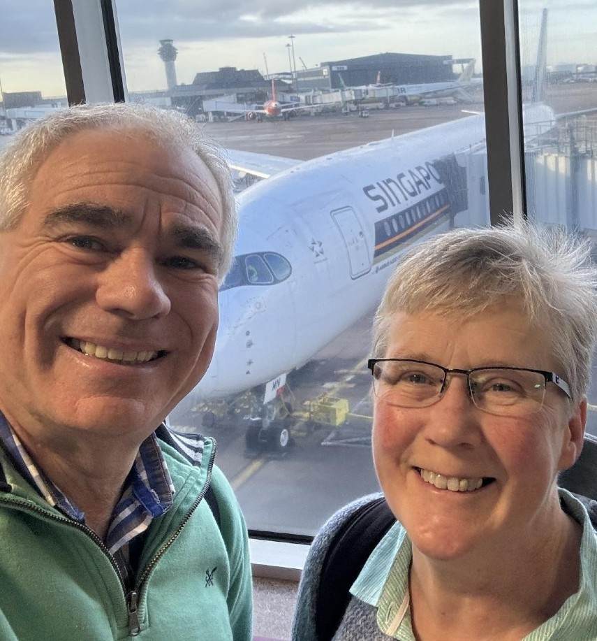 At Manchester Airport