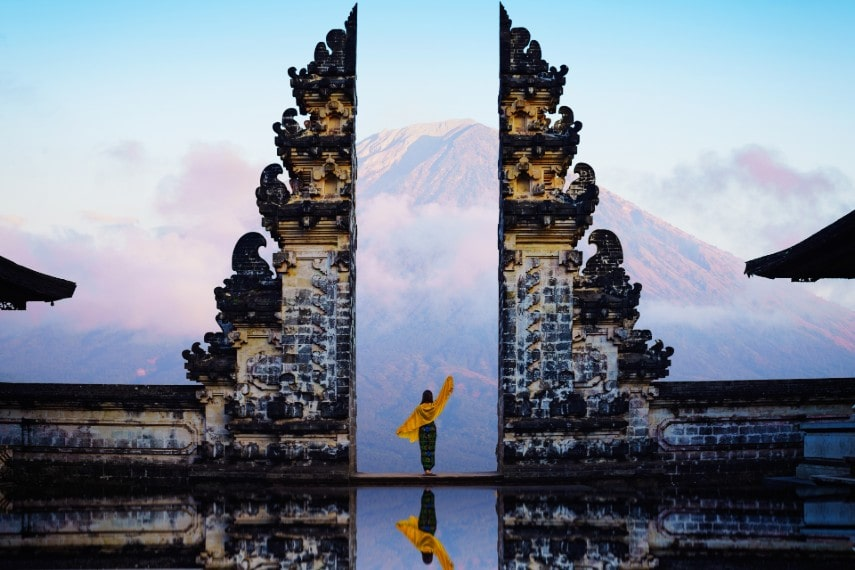 Temple gates of heaven, Bali
