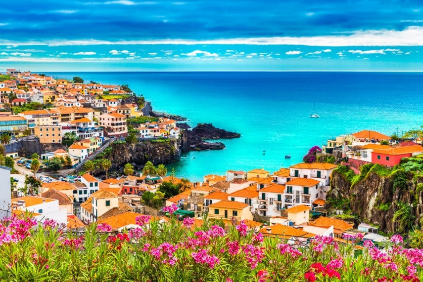 Panoramic view of Madeira island, Portugal
