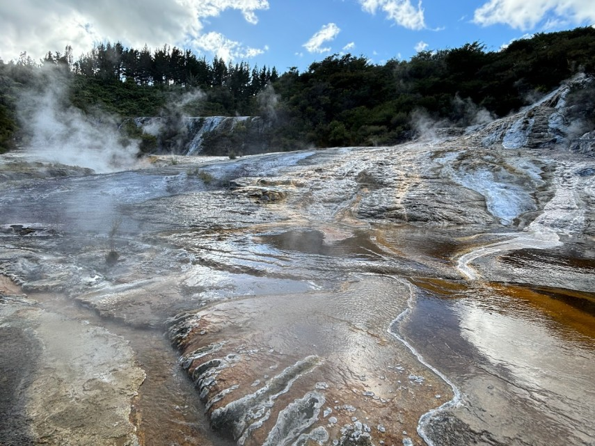 Orakei Korako Geothermal Park and Cave