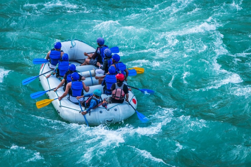 Rafting in River Ganges Rishikesh, India