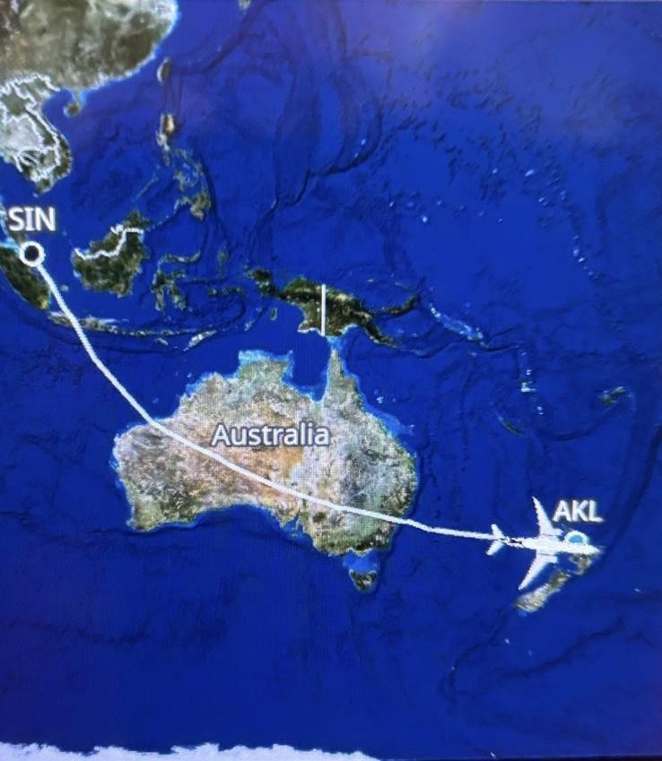 Journey to Auckland