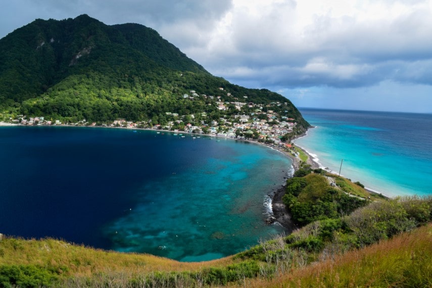 Dominica stunning island view