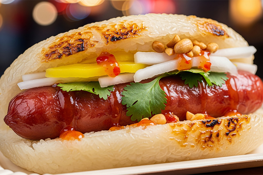 Sausage in Sticky Rice