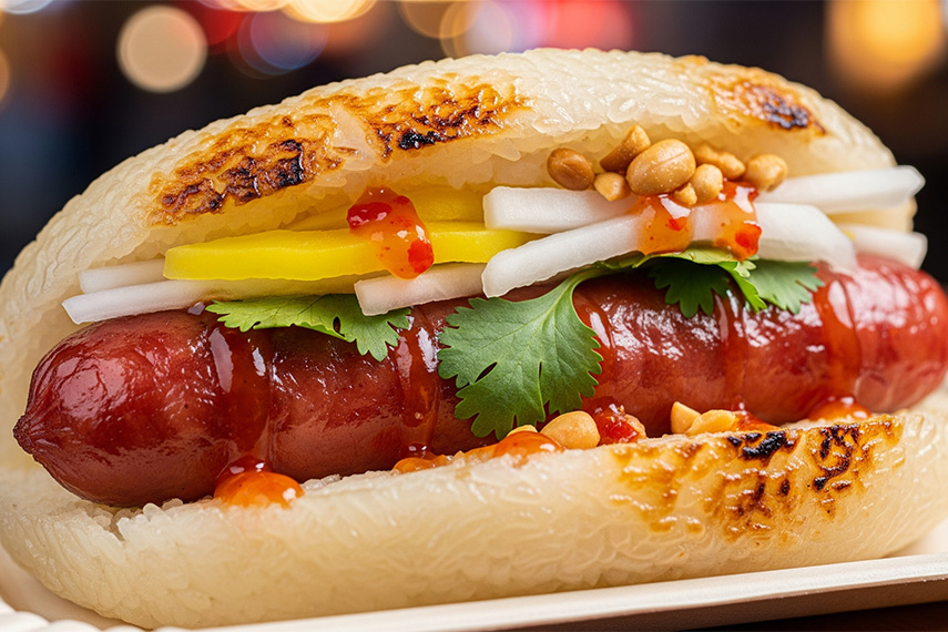 Sausage in Sticky Rice