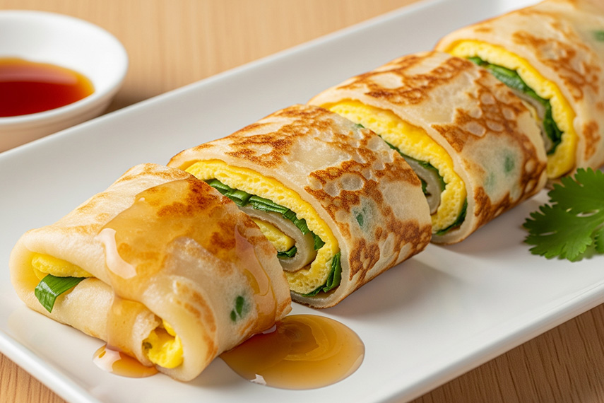 Taiwanese Egg Crêpe Roll