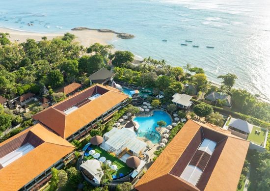 Bali Dynasty Resort aerial view