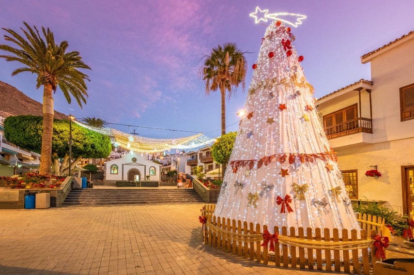 Christmas market in Tenerife, Canary island