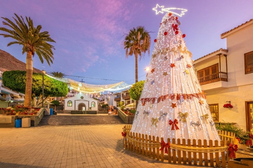 Christmas market in Tenerife, Canary island