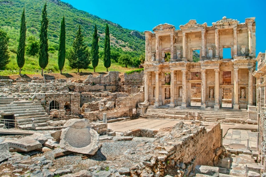 Ephesus on hillside, a Family-Friendly destinations in Turkey
