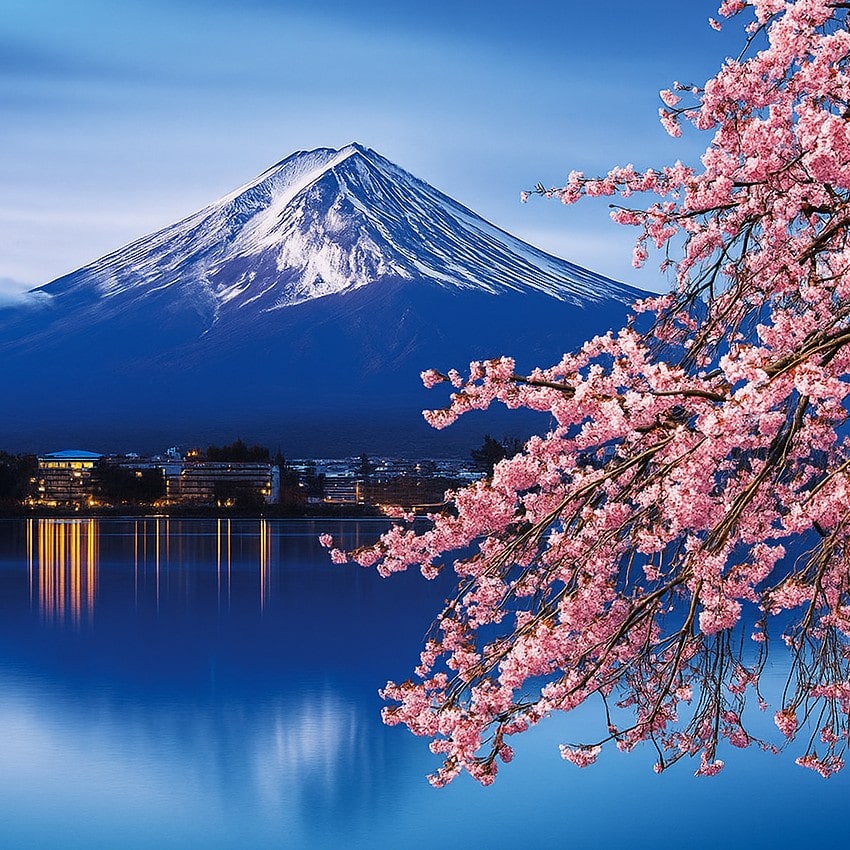 Mount Fuji Japan in May