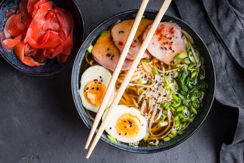Japanese delicious soup ramen