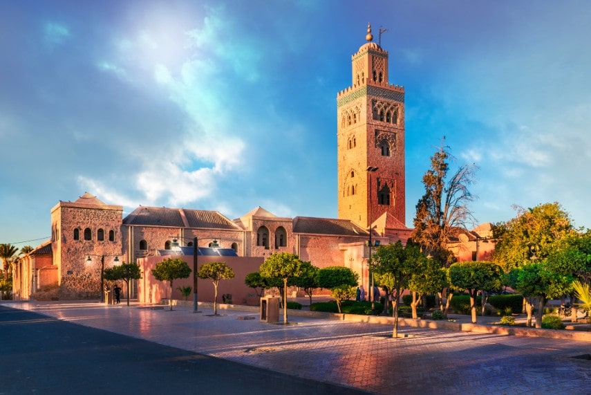 Koutoubia Mosque, Marrakesh, Morocco 