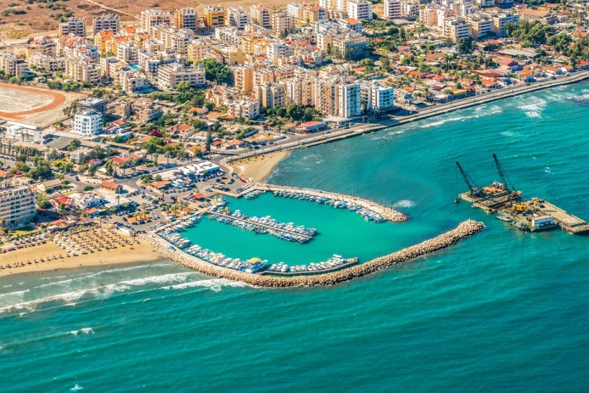 Larnaca, Cyprus best place to visit in Europe in January