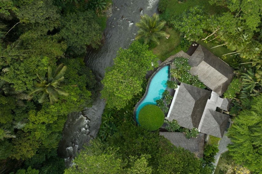 Mandapa, a Ritz-Carlton Reserve aerial view