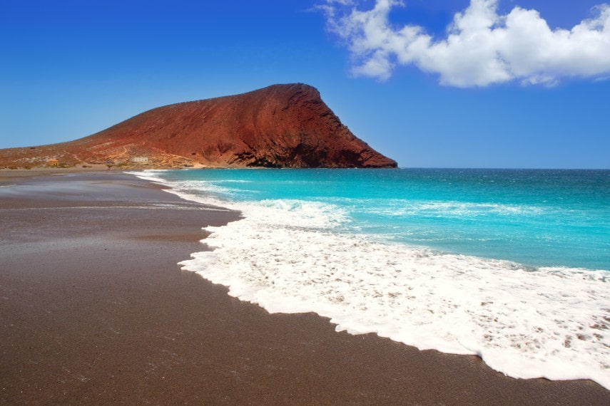 Beach Playa de la Tejita in Tenerife 