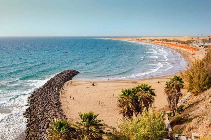 Gran Canaria, best place to visit in Europe in January