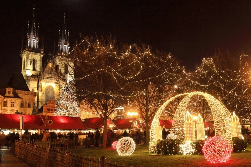 Christmas Mood on the Old Town Square, Prague