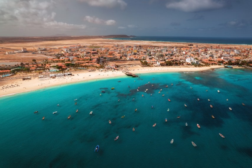 Santa Maria Beach in Cape Verde, a December escape