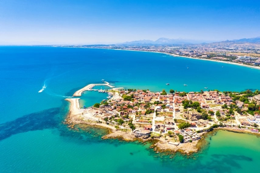 Ancient Side town in Turkey